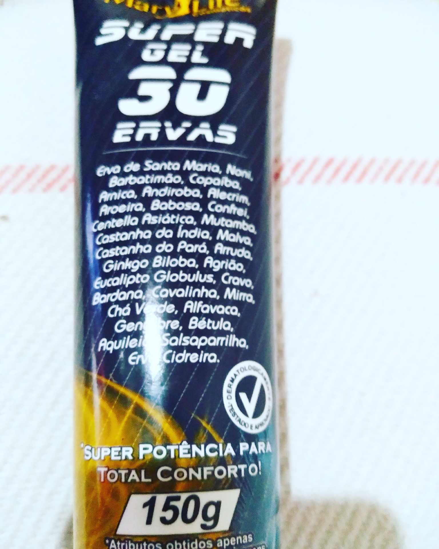 Super gel 30 ervas. $20,00