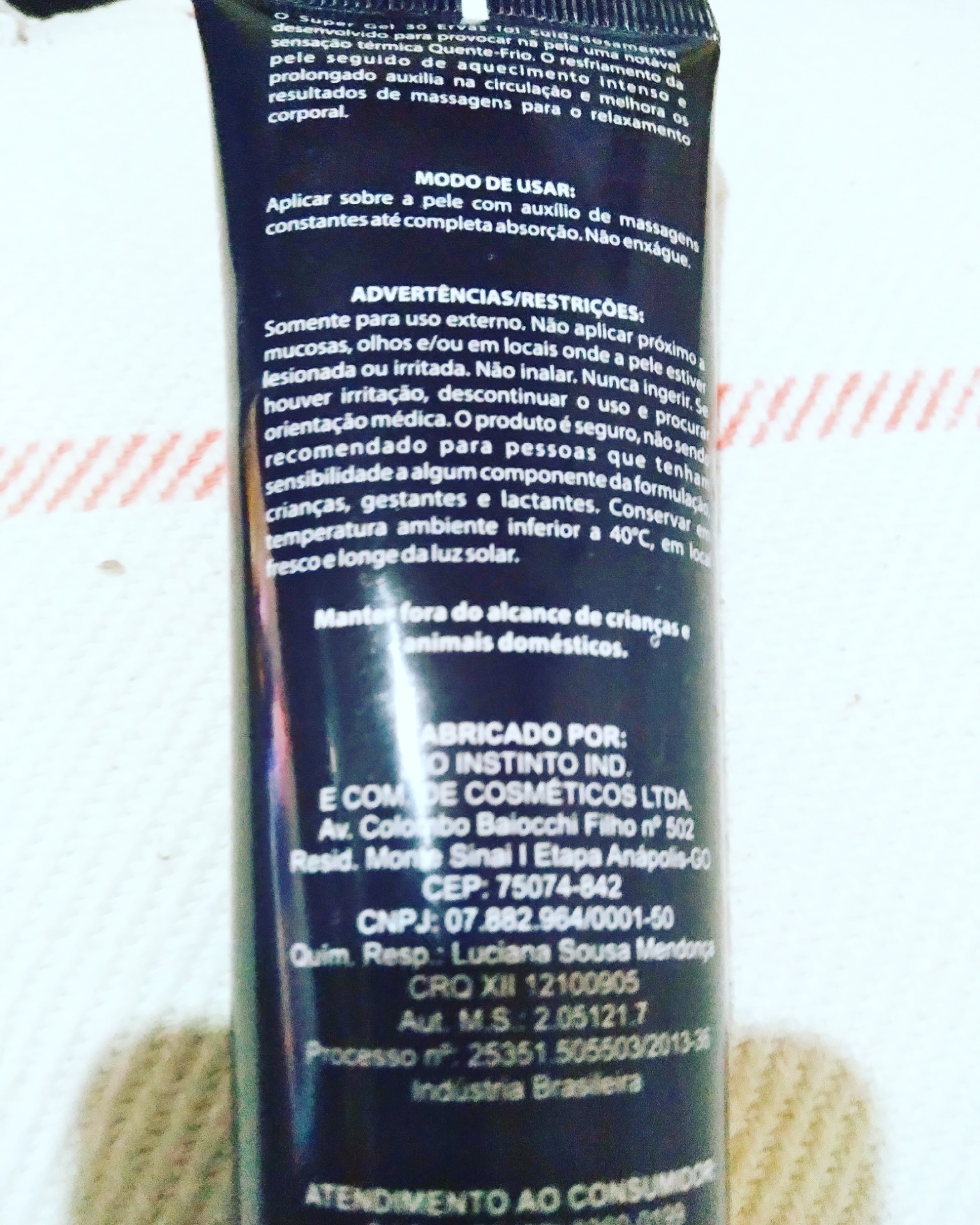 Super gel 30 ervas. $20,00