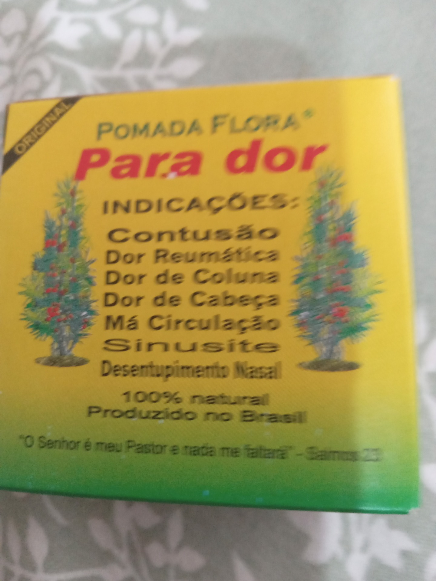 Pomada flora pra dor 25g somente $ 5,00