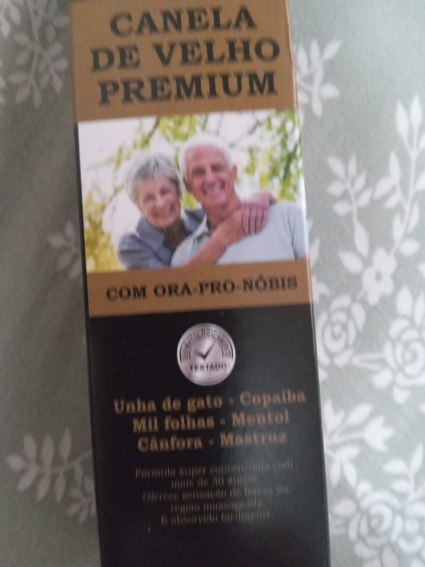 Pomada canela de velho premium com ora pro nobis 150g somente $15,00