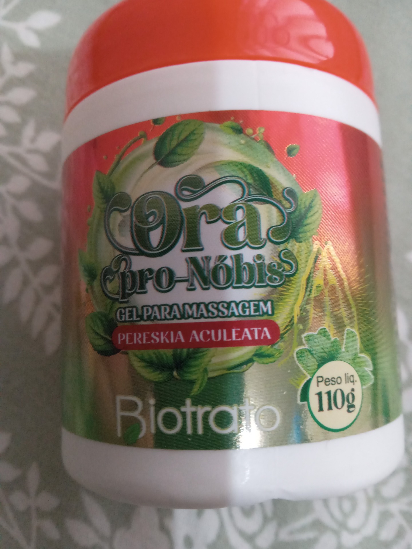 Gel oro pro nobis 110g somente $10,00